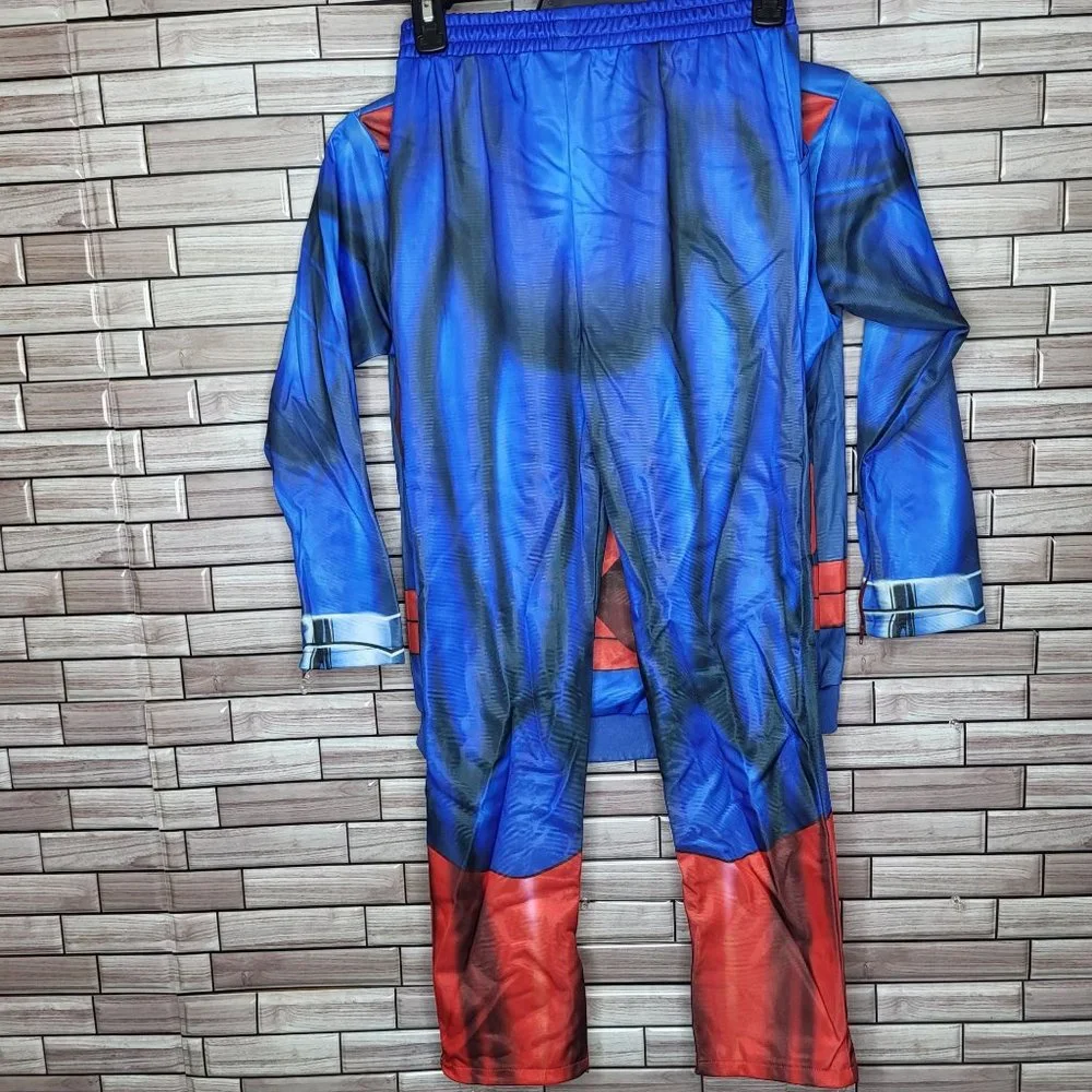 New DC Superman Boy's Costume Size‎ Large Rubies Dress Up Outfit